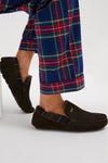 Brown Suede Monty Loafers