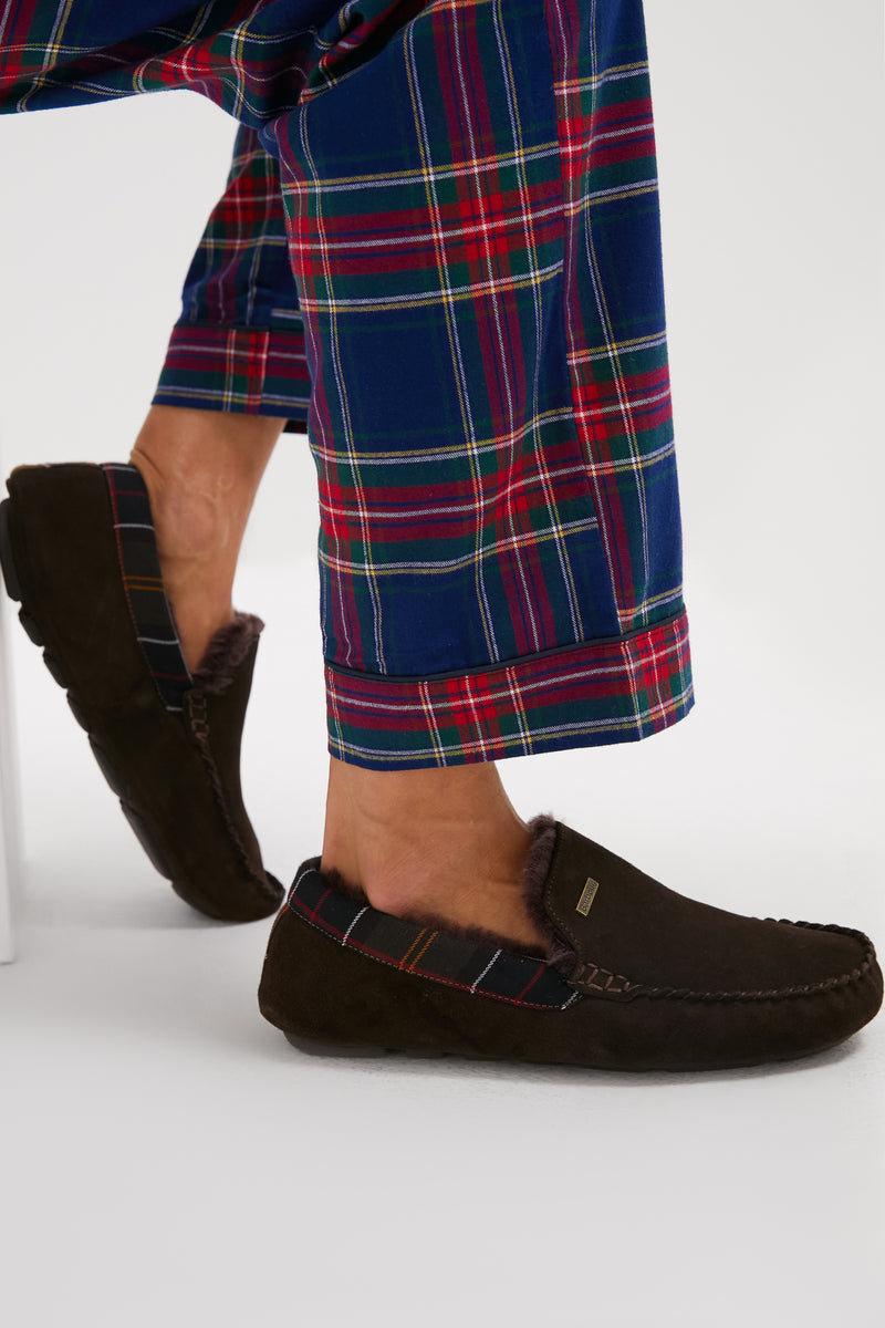 Brown Suede Monty Loafers