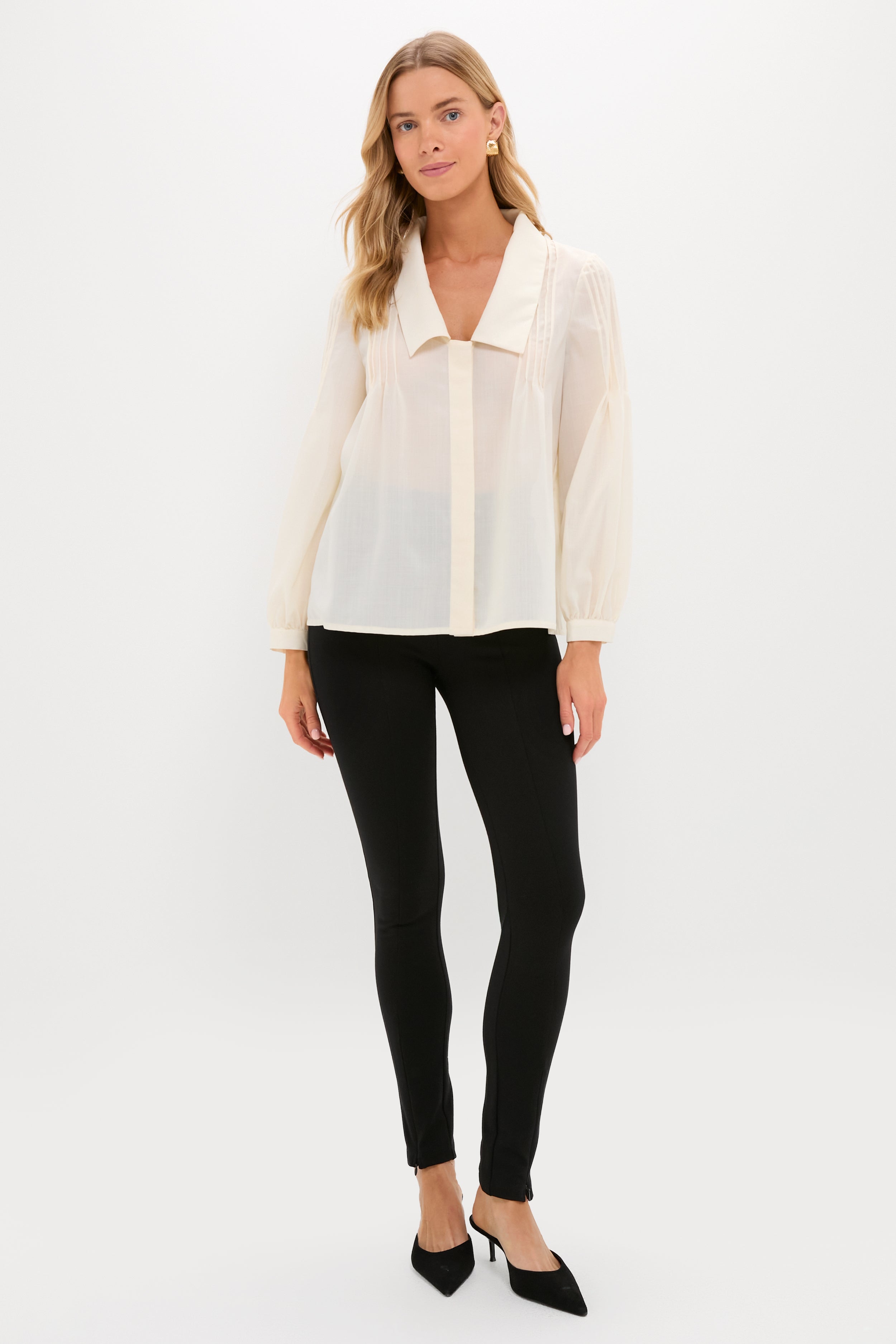 Sheer Bow Bessie Blouse | Tuckernuck