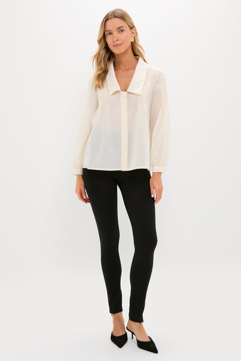 Sheer Bow Bessie Blouse