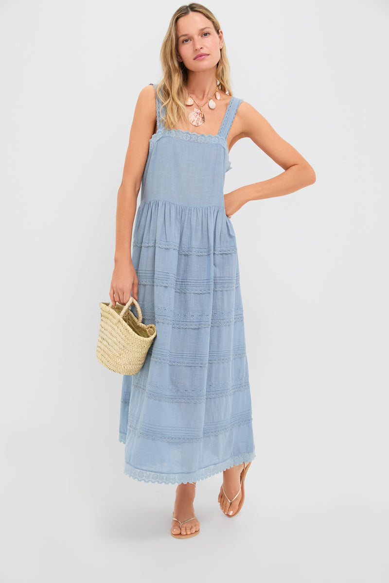 Pale Blue The Reverie Dress