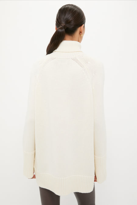 Ivory Louisa Turtleneck Sweater