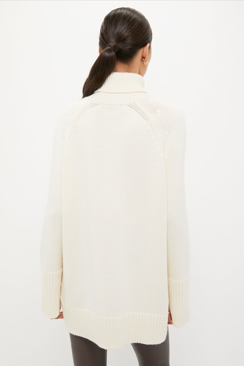 Ivory Louisa Turtleneck Sweater