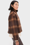 Chocolate Plaid Colby Jacket