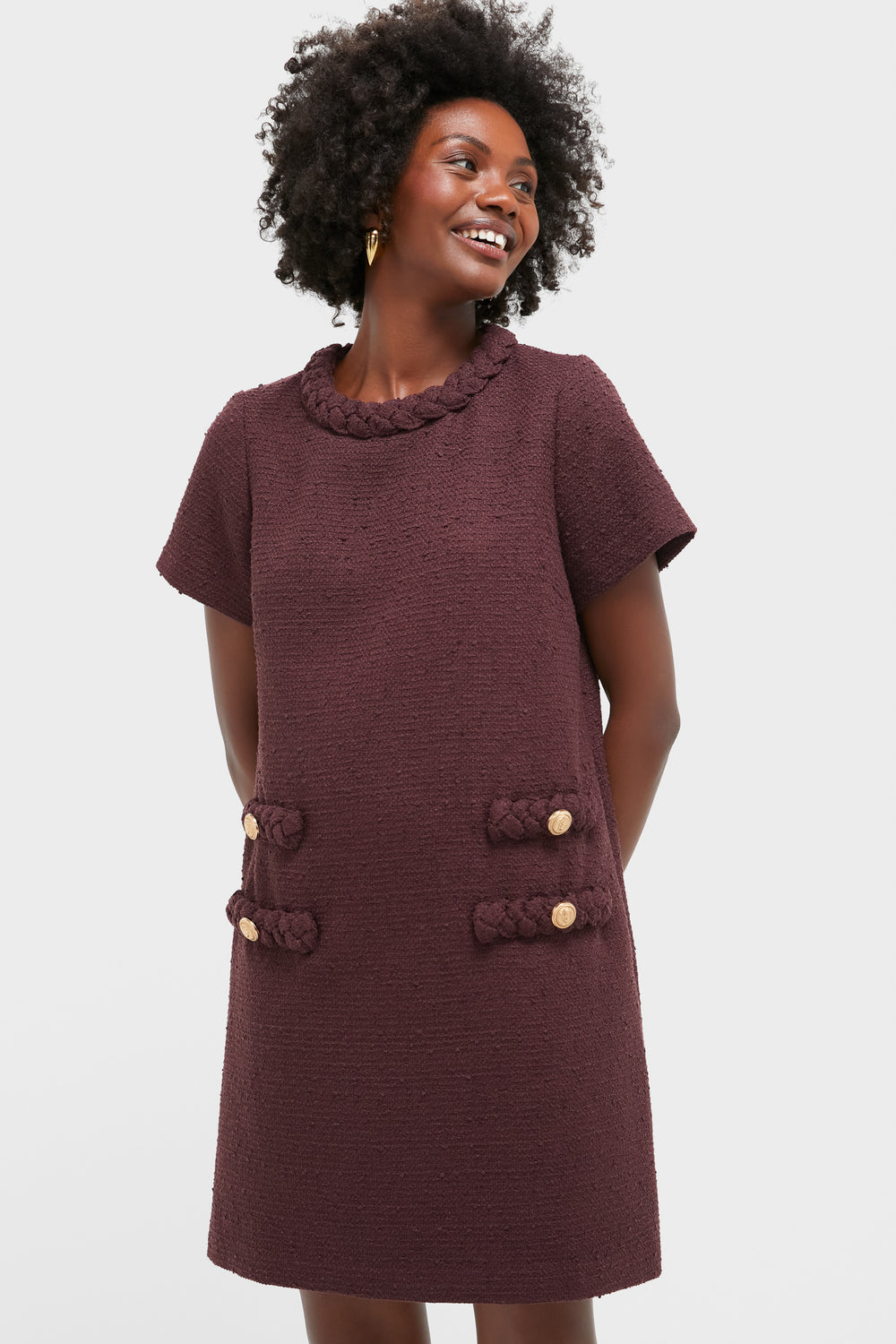 Winetasting Tweed Jackie Dress Tuckernuck Winetasting / XXS