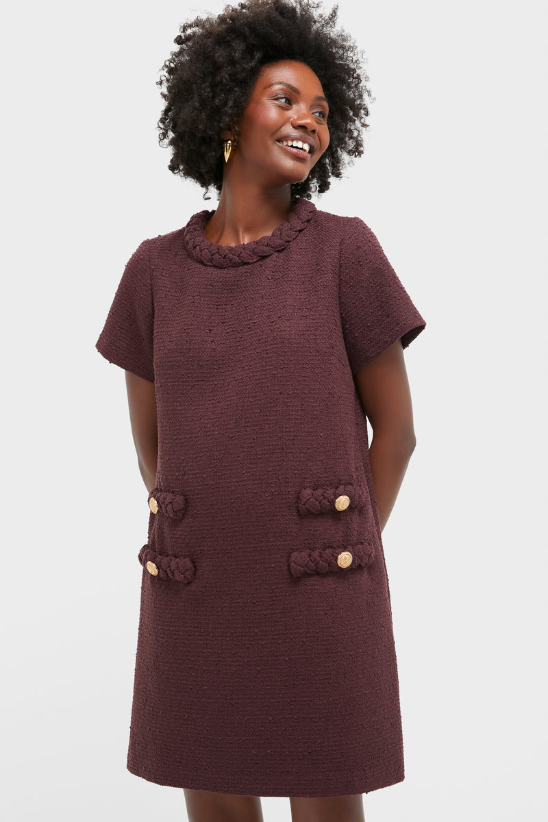 Winetasting Tweed Jackie Dress