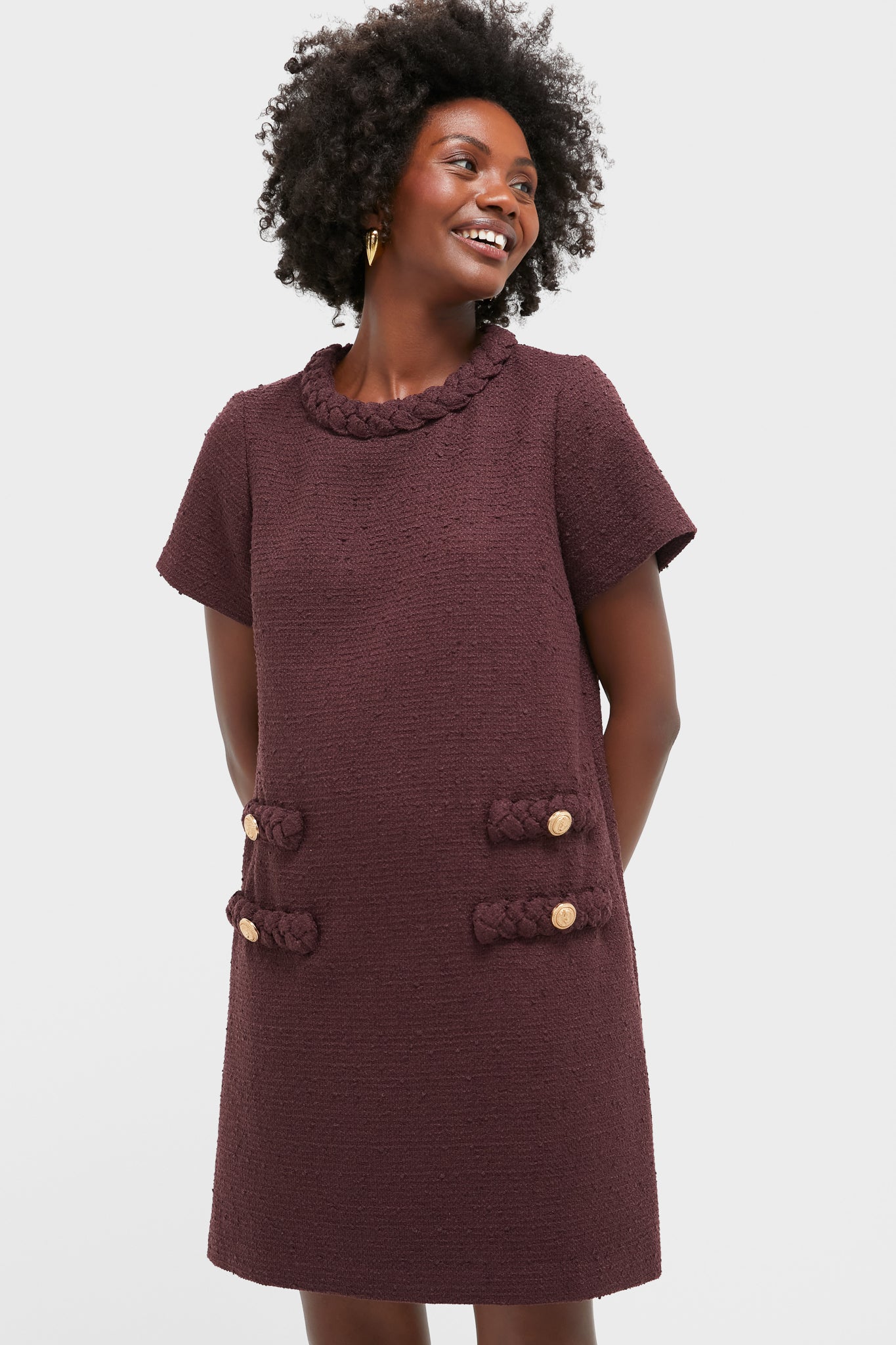 Winetasting Tweed Jackie Dress Tuckernuck Winetasting / XXS Winetasting Tweed Jackie Dress Tuckernuck Winetasting / XXS