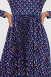 Autumn Fleur Navy Sabine Dress
