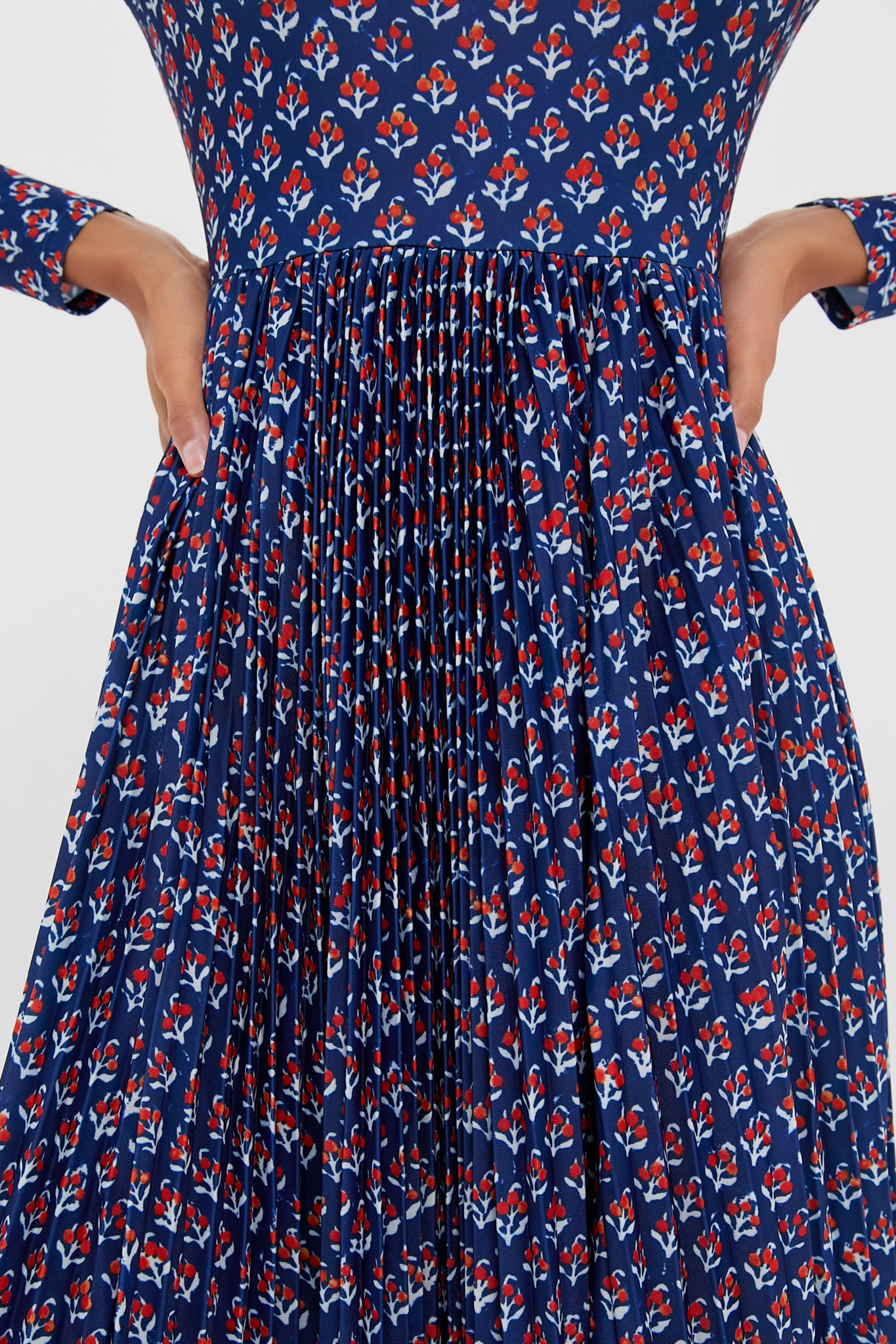 Autumn Fleur Navy Sabine Dress