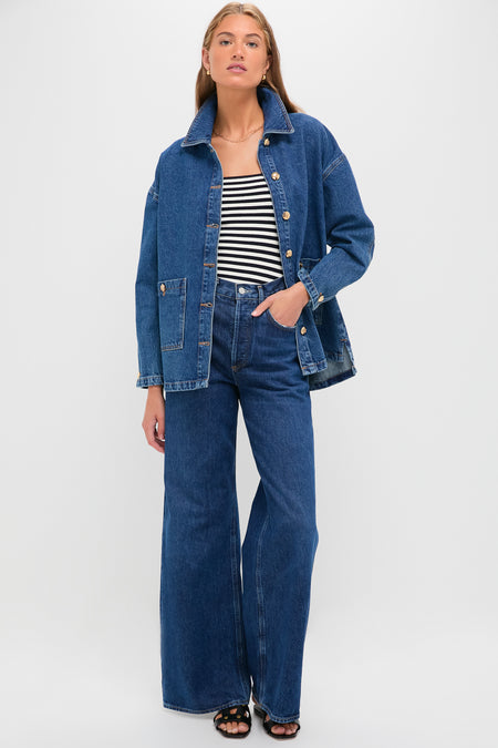 Clean Indigo Denim Luca Jacket