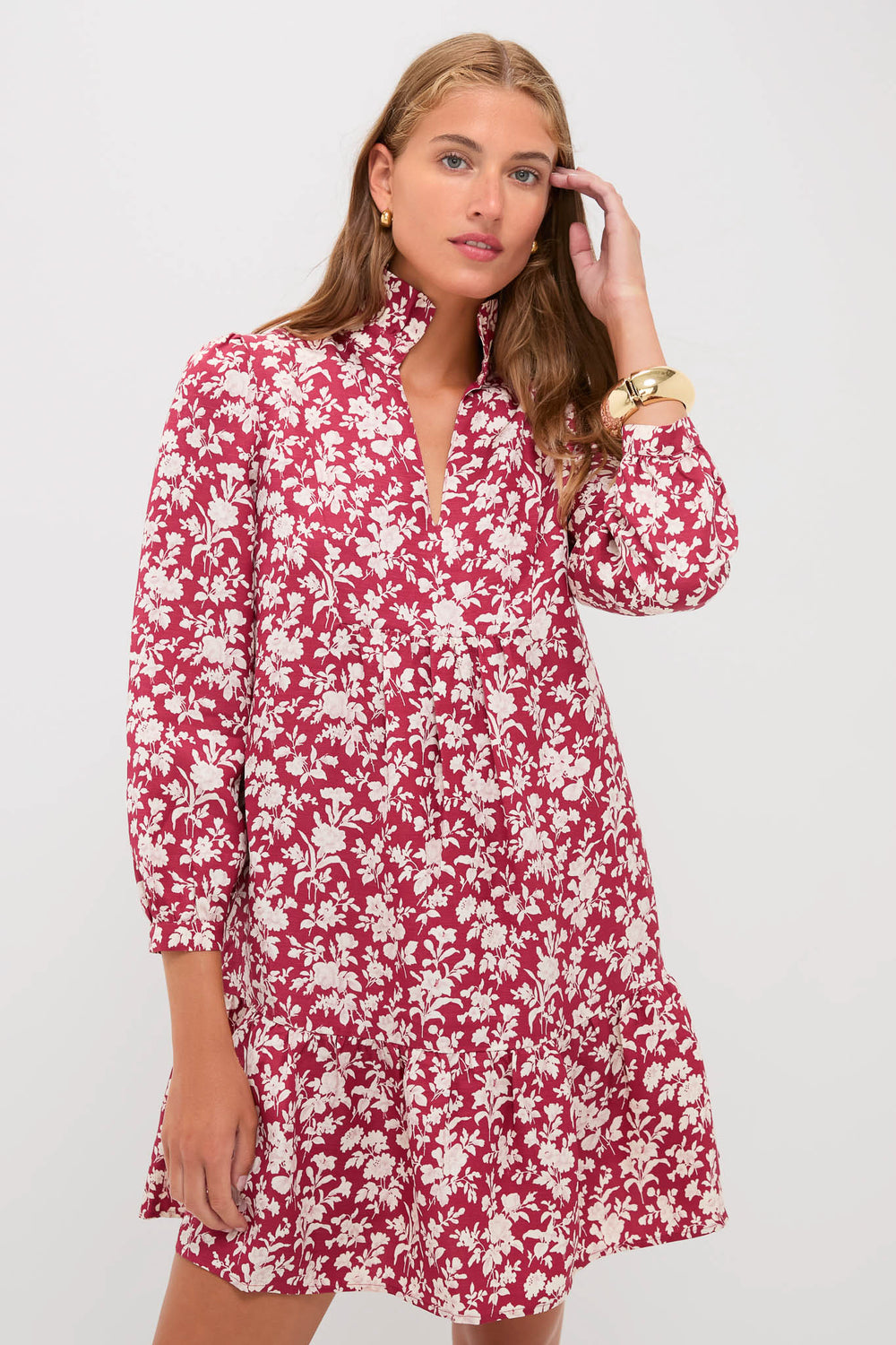 open lace back dress Pomegranate Bloom Palmerston Dress