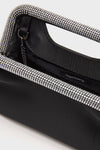 Black Eleanor Crystal Handle Bag
