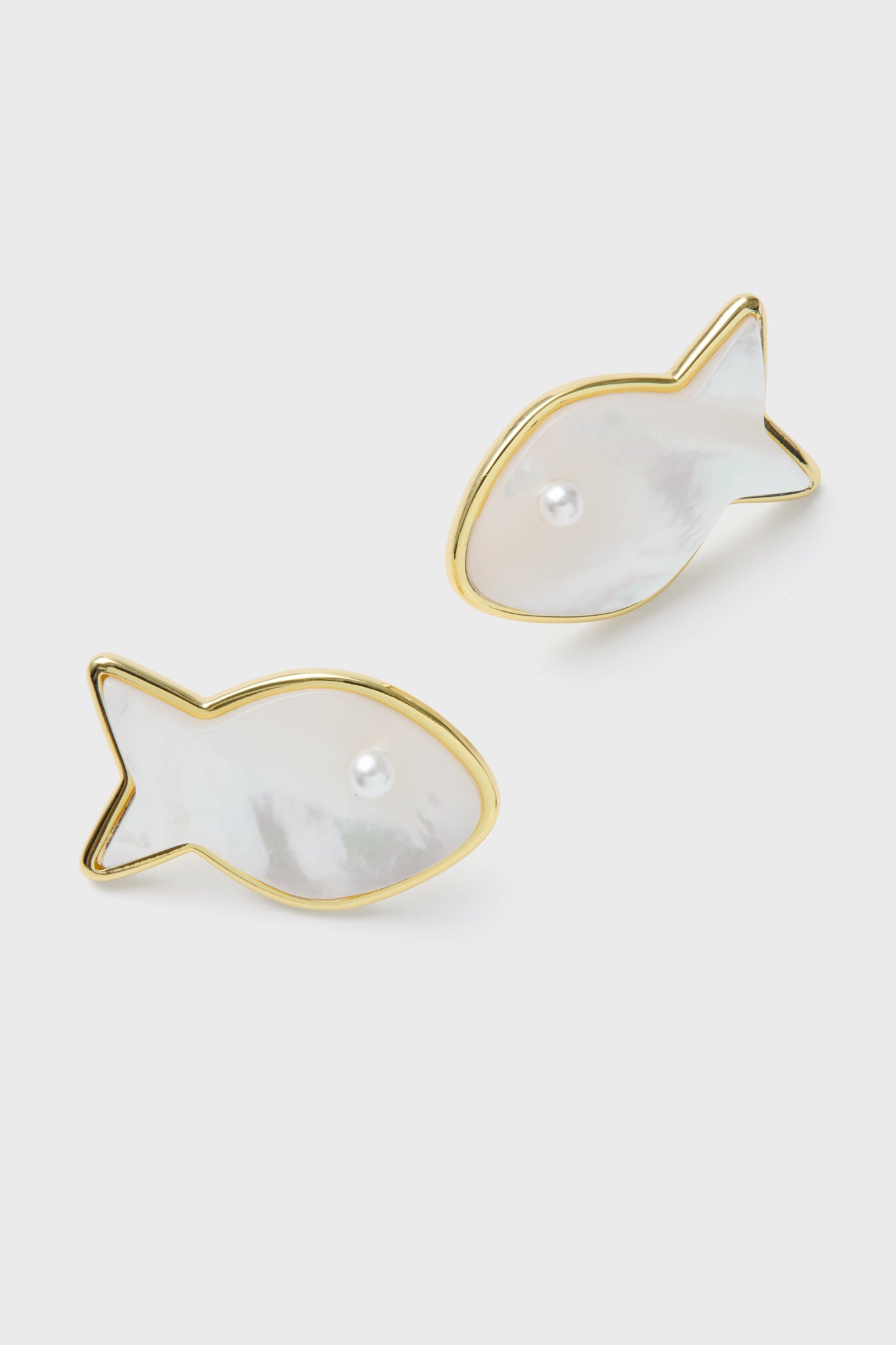 Mother of Pearl Finn Studs