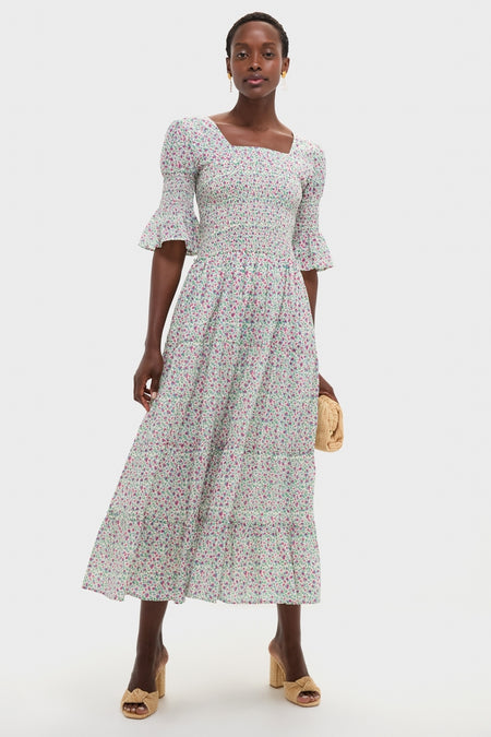 Gold and Pearl Alicia Earrings