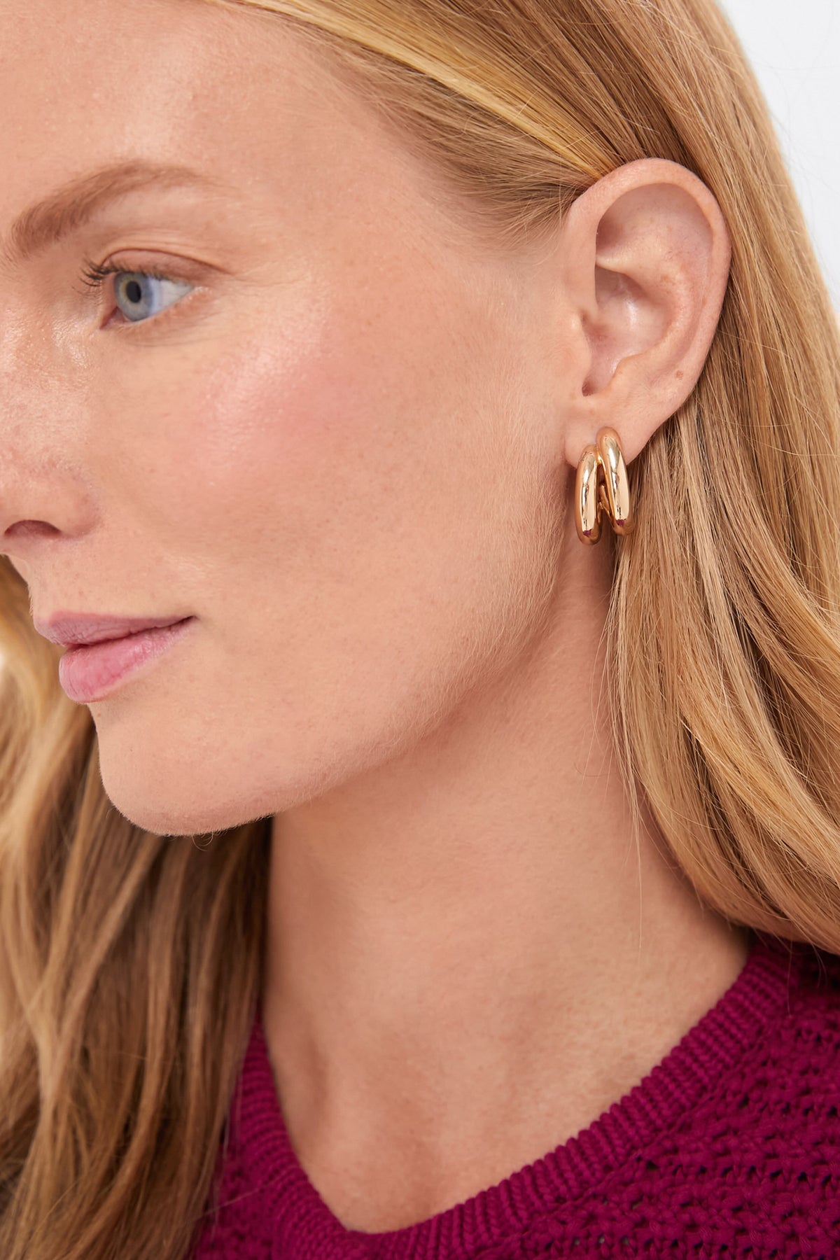 High Polish Gold Florence Earrings