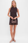 Floral Lace Brown Cyrene Mini Dress