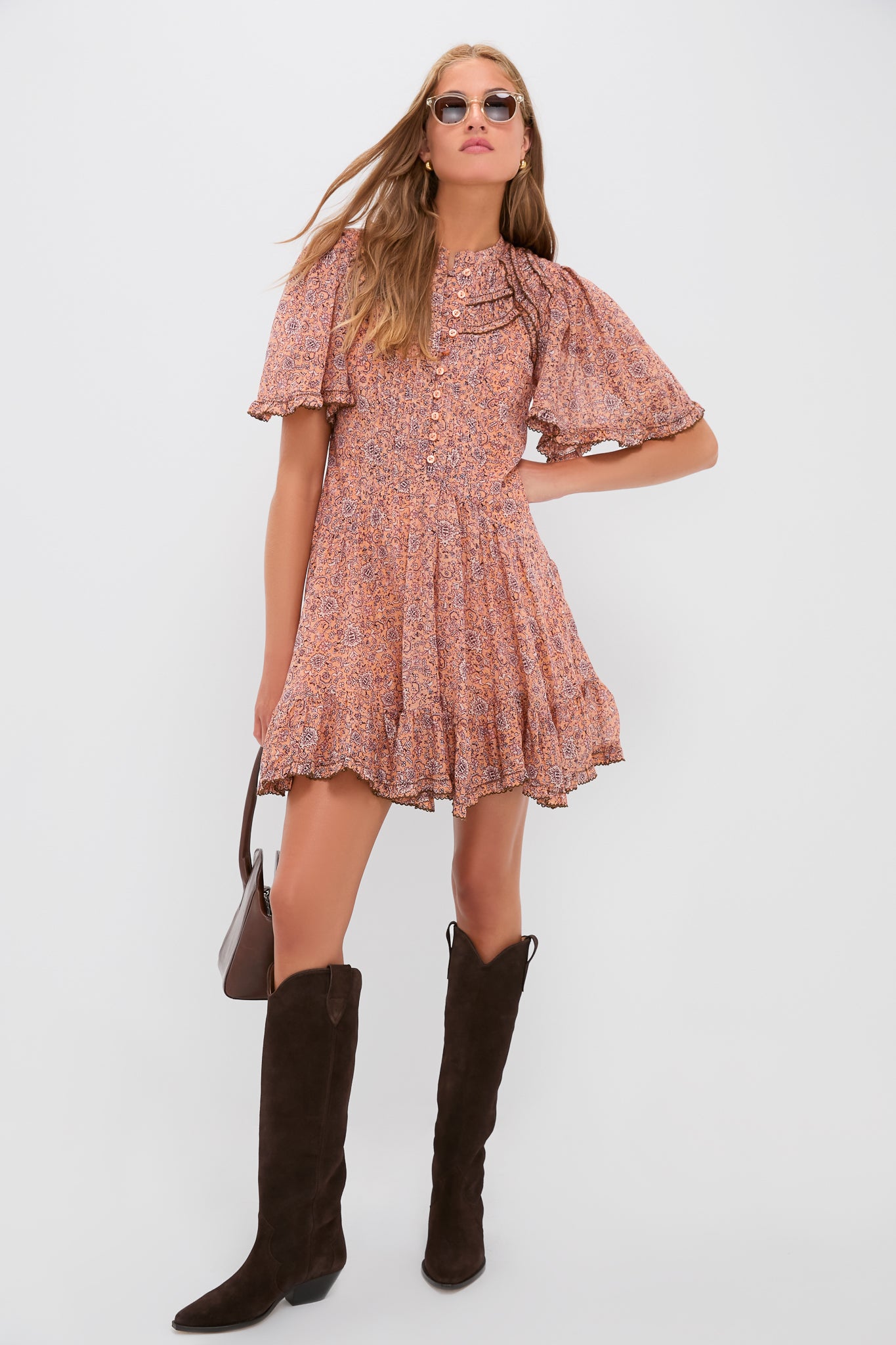 rusty brown dress Rust Celyana Dress