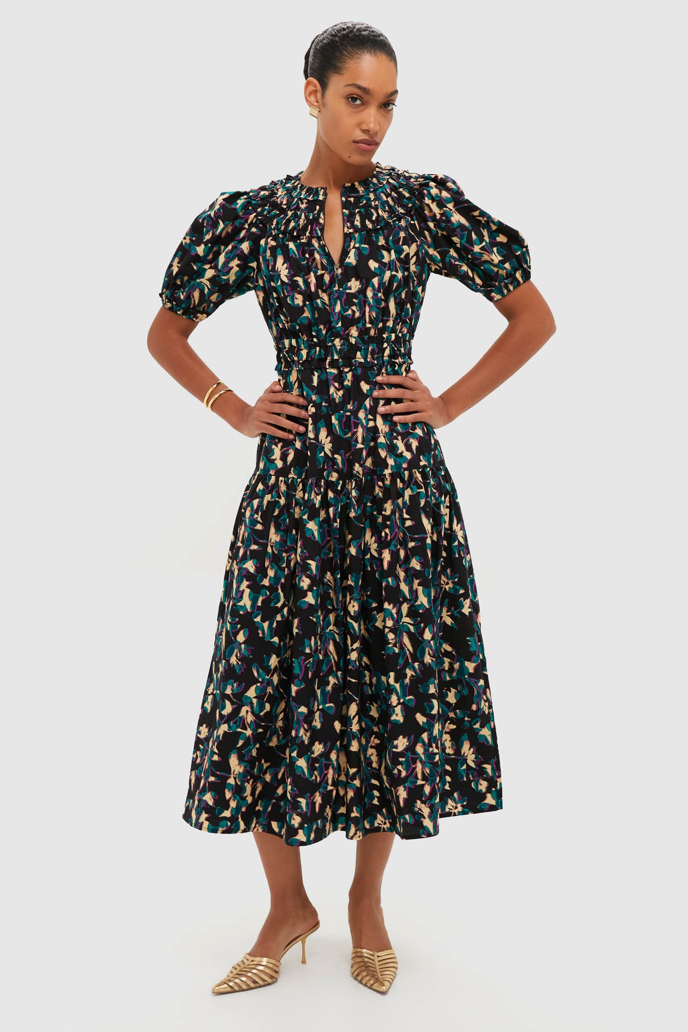 Kaleidoscope Othella Short Sleeve Dress | Ulla Johnson Kaleidoscope Othella Short Sleeve Dress | Ulla Johnson