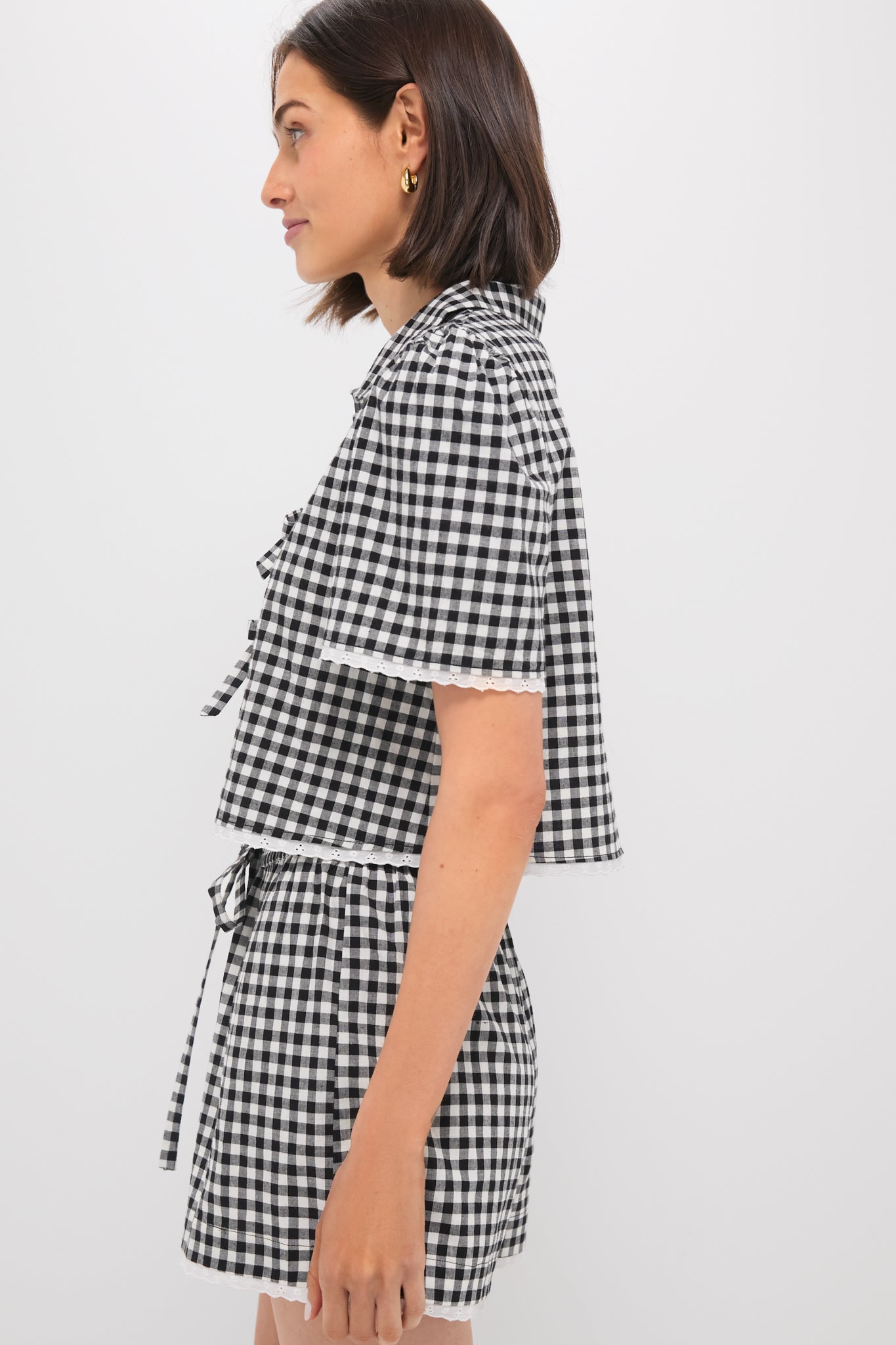 Black Gingham Hanna Set