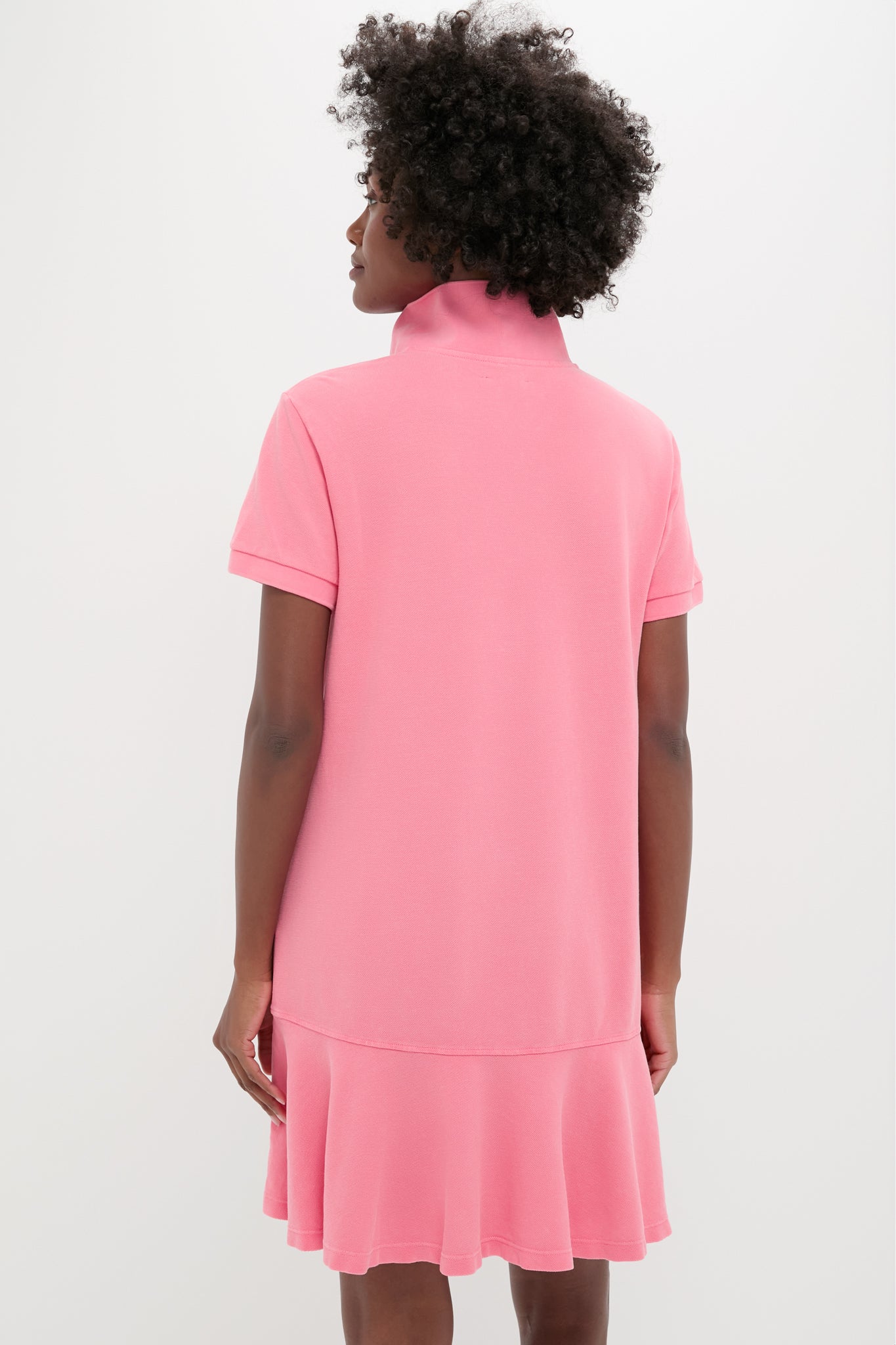 pink polo dress Washed Pink Pique May Polo Dress