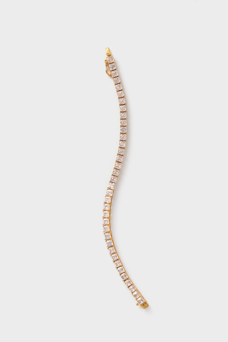 Shiny Gold Gia Tennis Bracelet