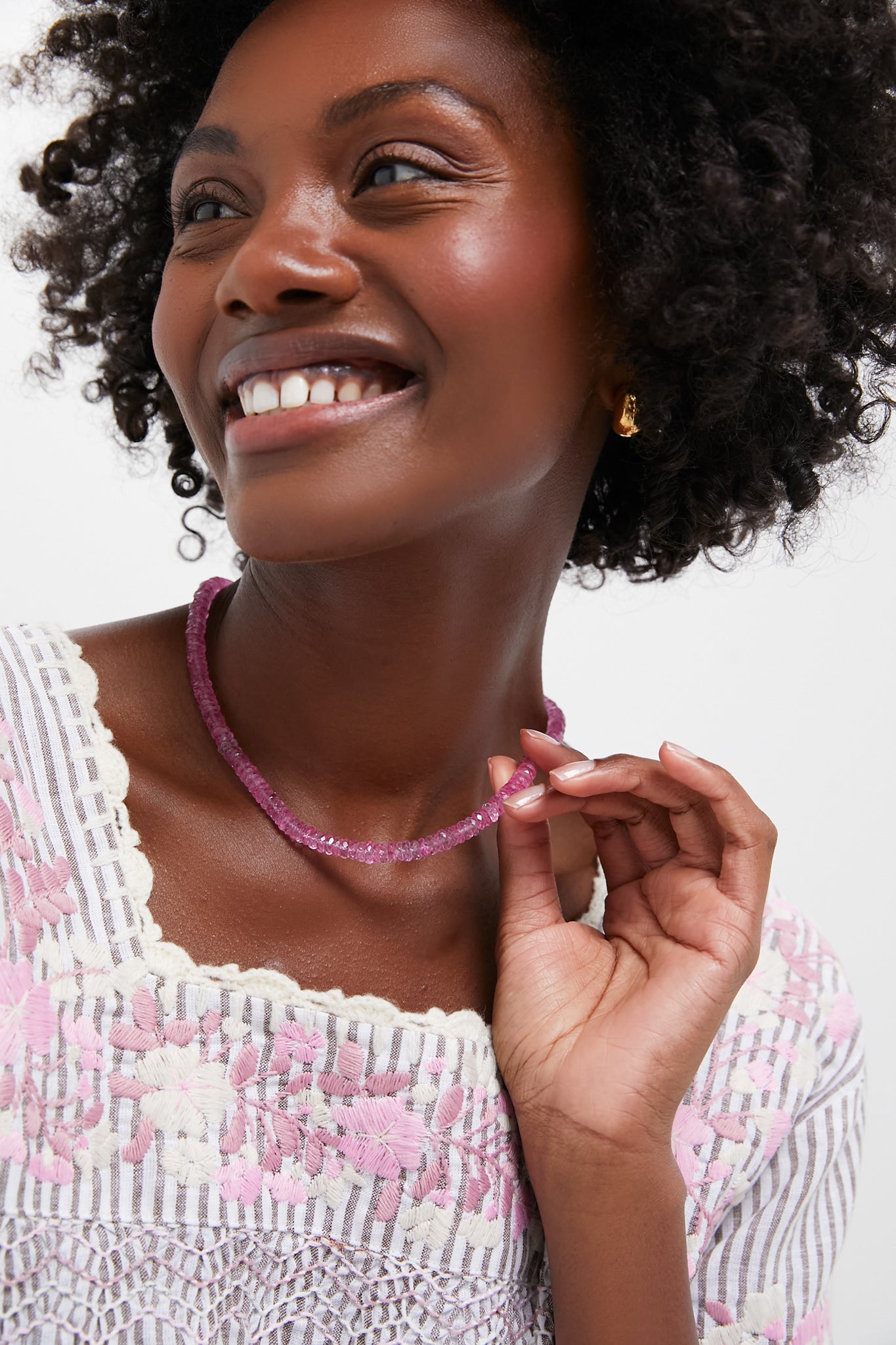 Strawberry Quartz Necklace