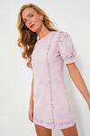 Lilac Stretch Denim Juniper Mini Dress