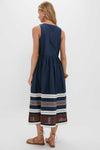 Riverside Stripe Cotton Eyelet Elsie Dress