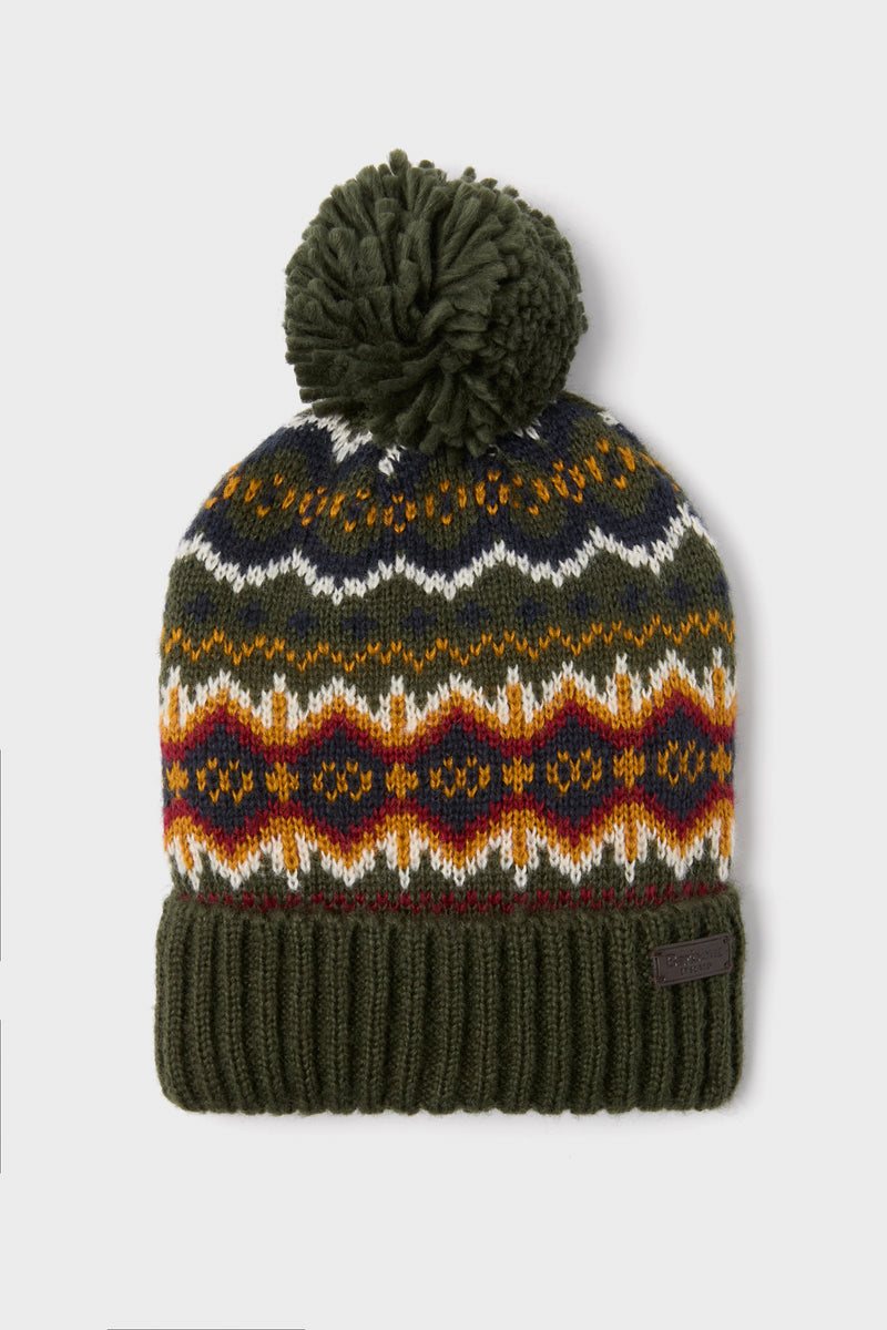 Olive Case Fair Isle Dog Set