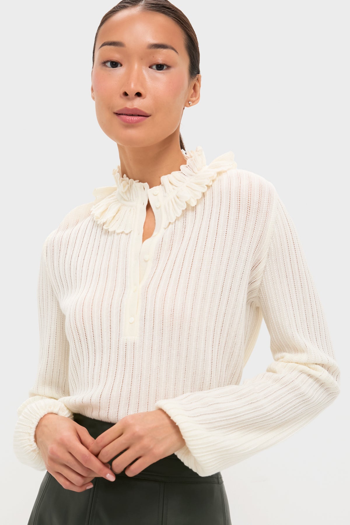 Natural Longchamp Top