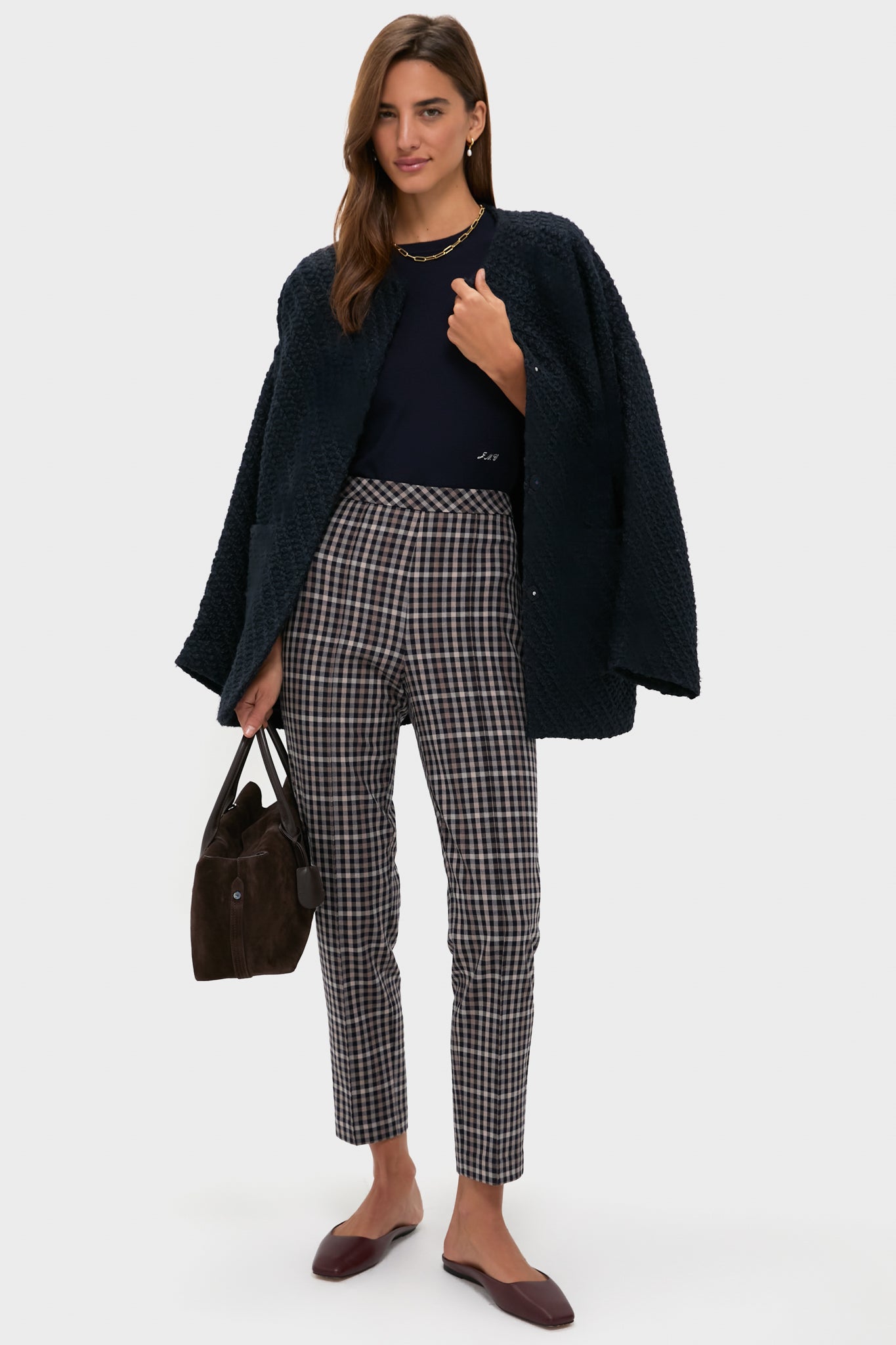 English Check Audrey Pants