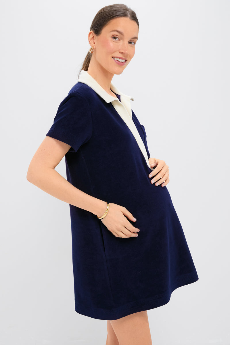 Navy Terry Mitzi Dress