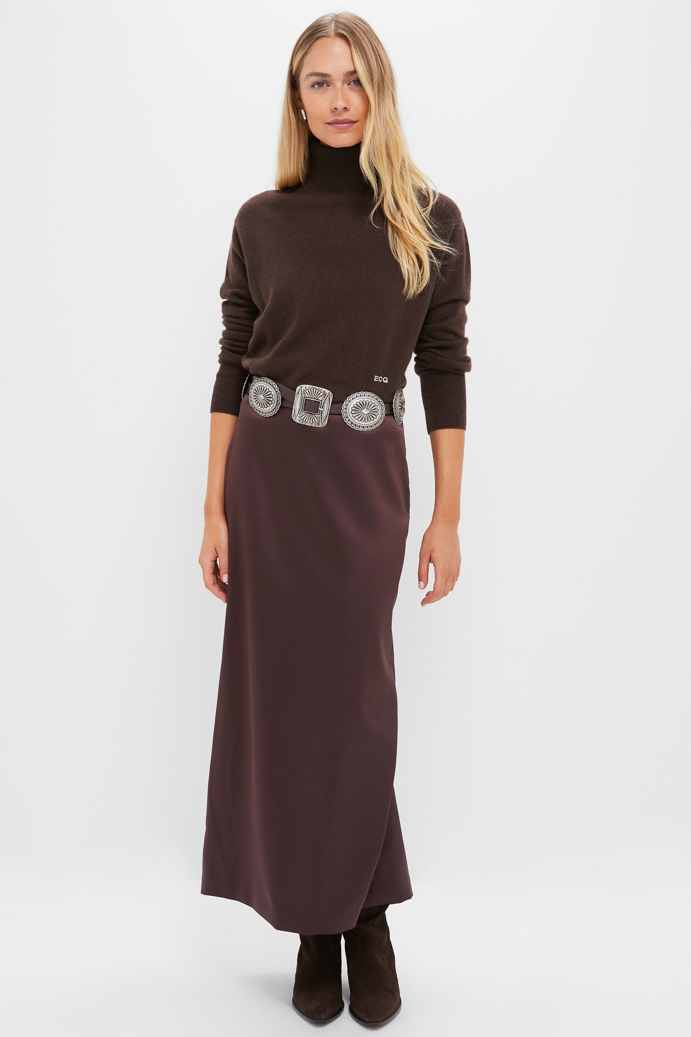 Chocolate Cashmere Turtleneck Sweater | Tuckernuck
