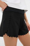 Black Scallop Performance Jersey Marisa Short