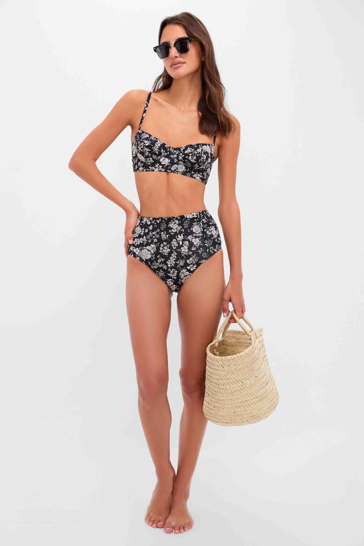Midnight Bloom Zahara Bra Cup Bikini Top