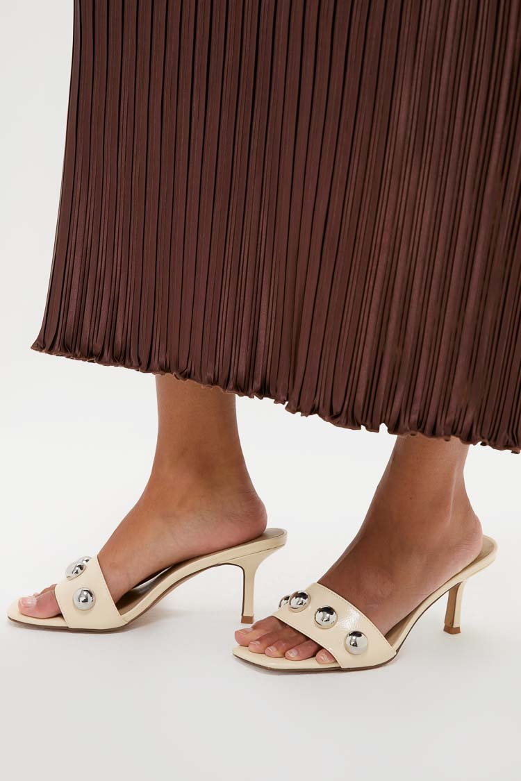Cream Theo Heels