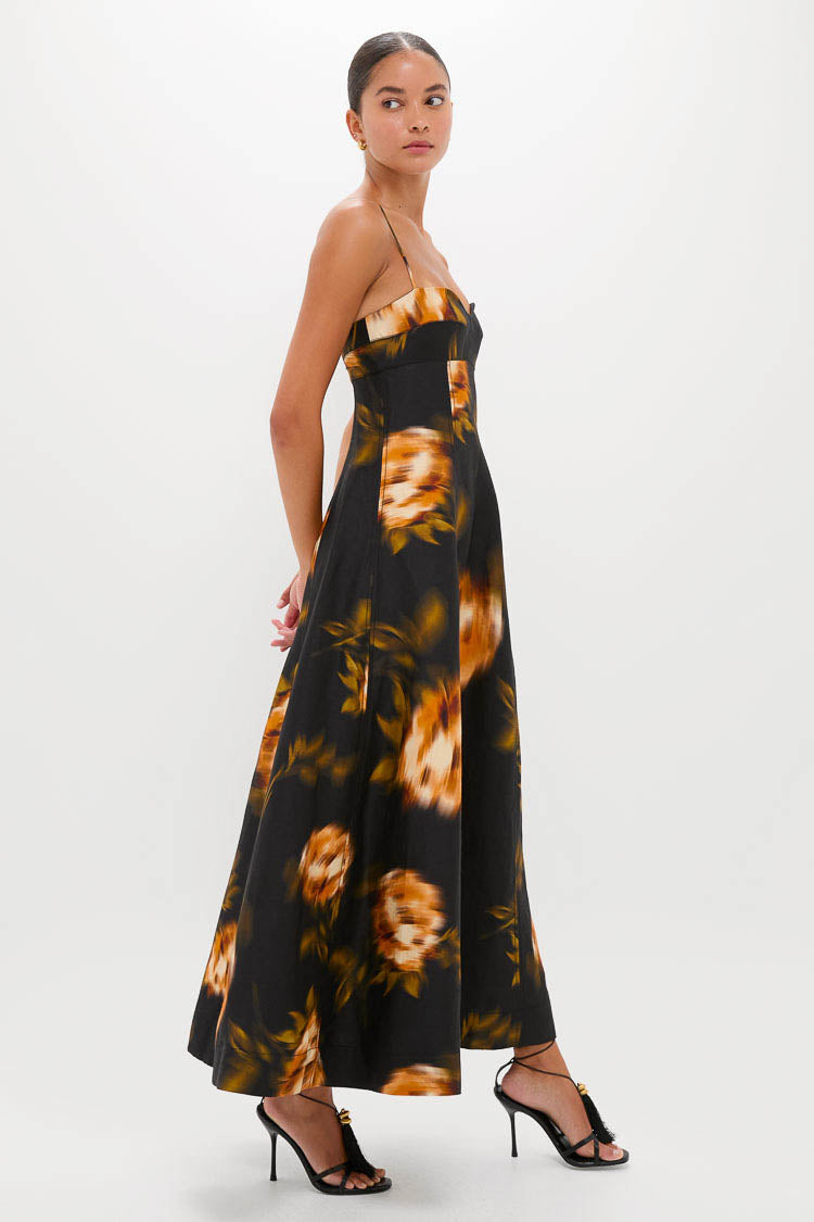 Mira Print Magdelena Maxi Dress