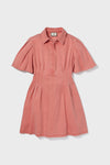 Nantucket Red Stretch Twill Mini Delaney Dress