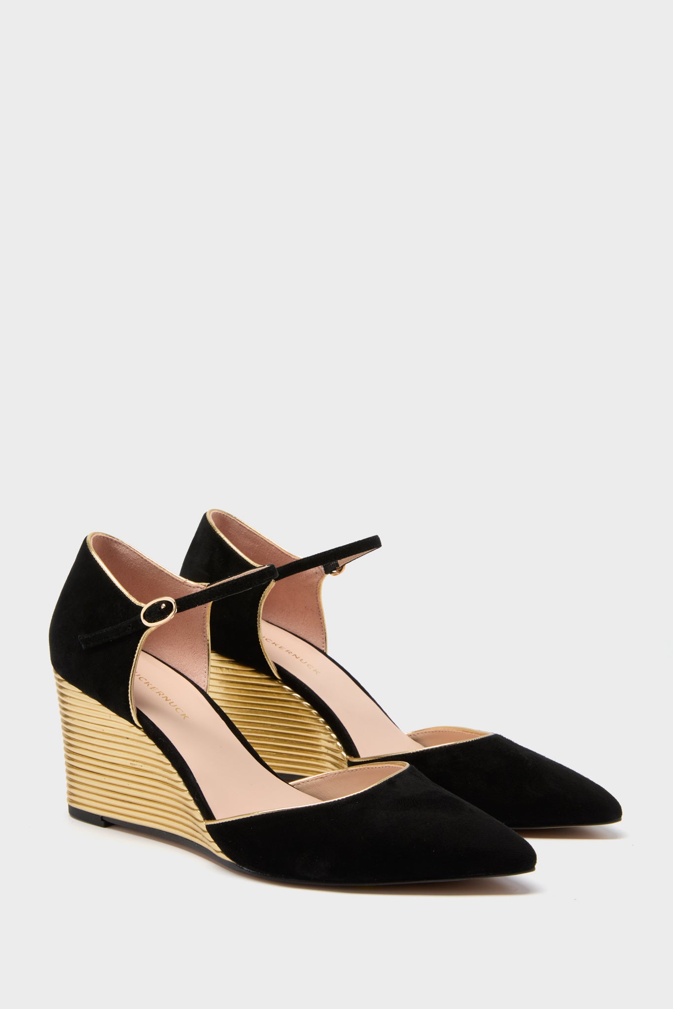 Cheap black wedges heels best sale