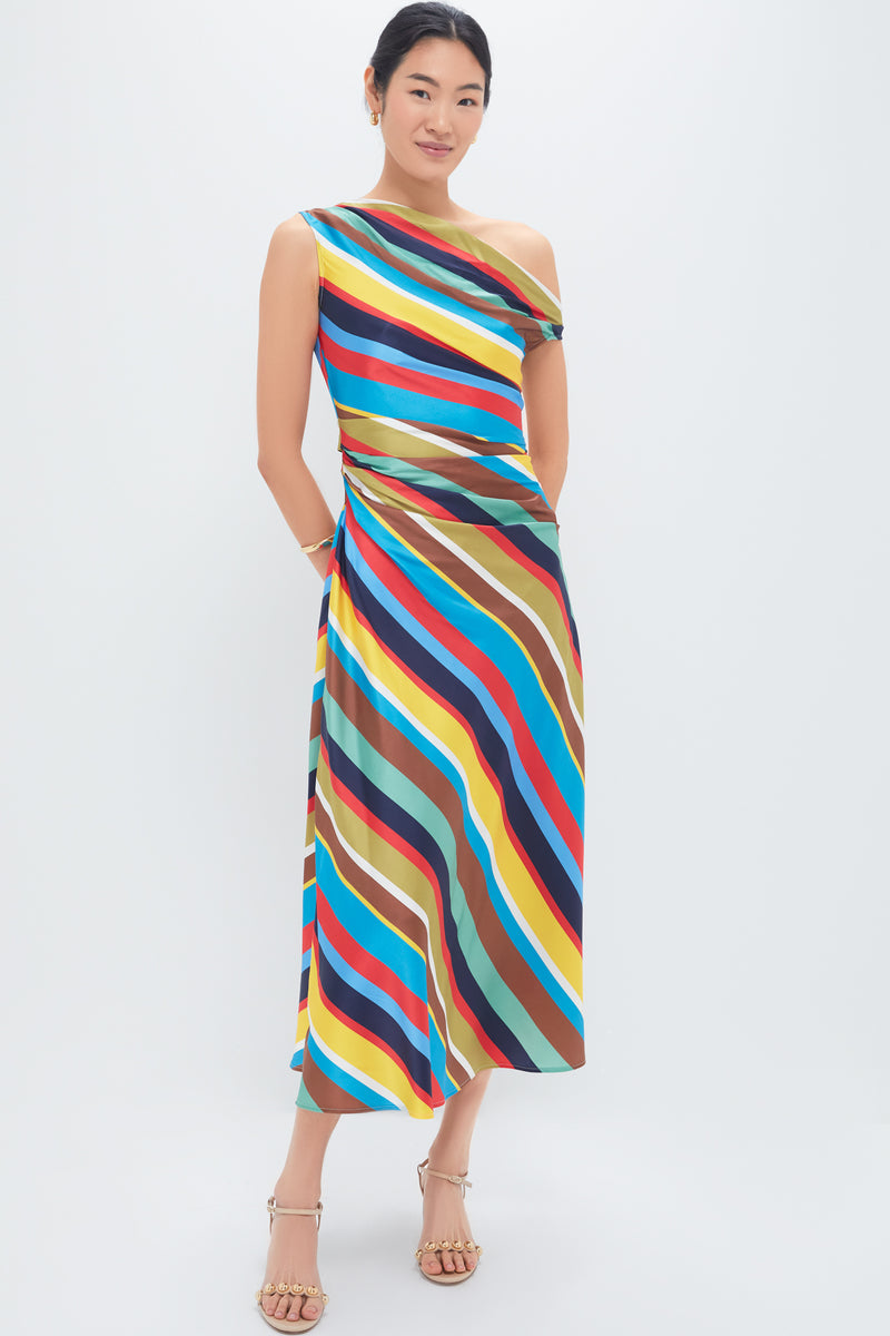 Market Stripe Phare Silk Dress