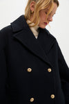 Sky Captain Peacoat Wool Midi Coat