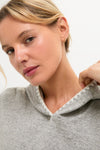 Heather Gray Cropped Eden Sweatshirt