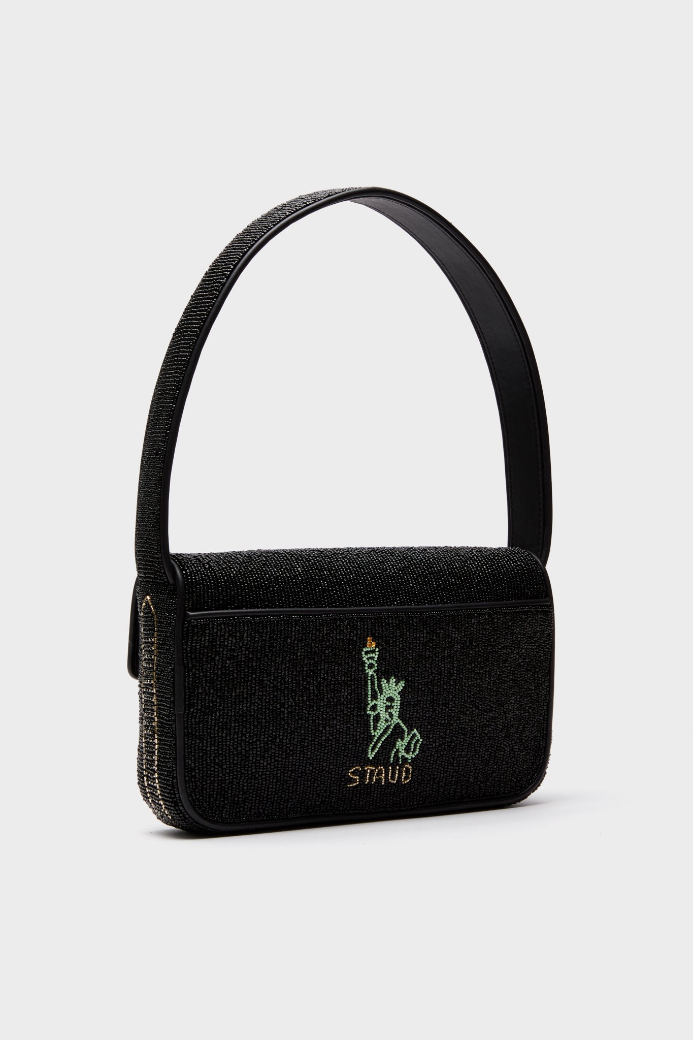 New York Skyline Tommy Beaded Bag