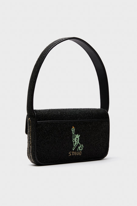 New York Skyline Tommy Beaded Bag