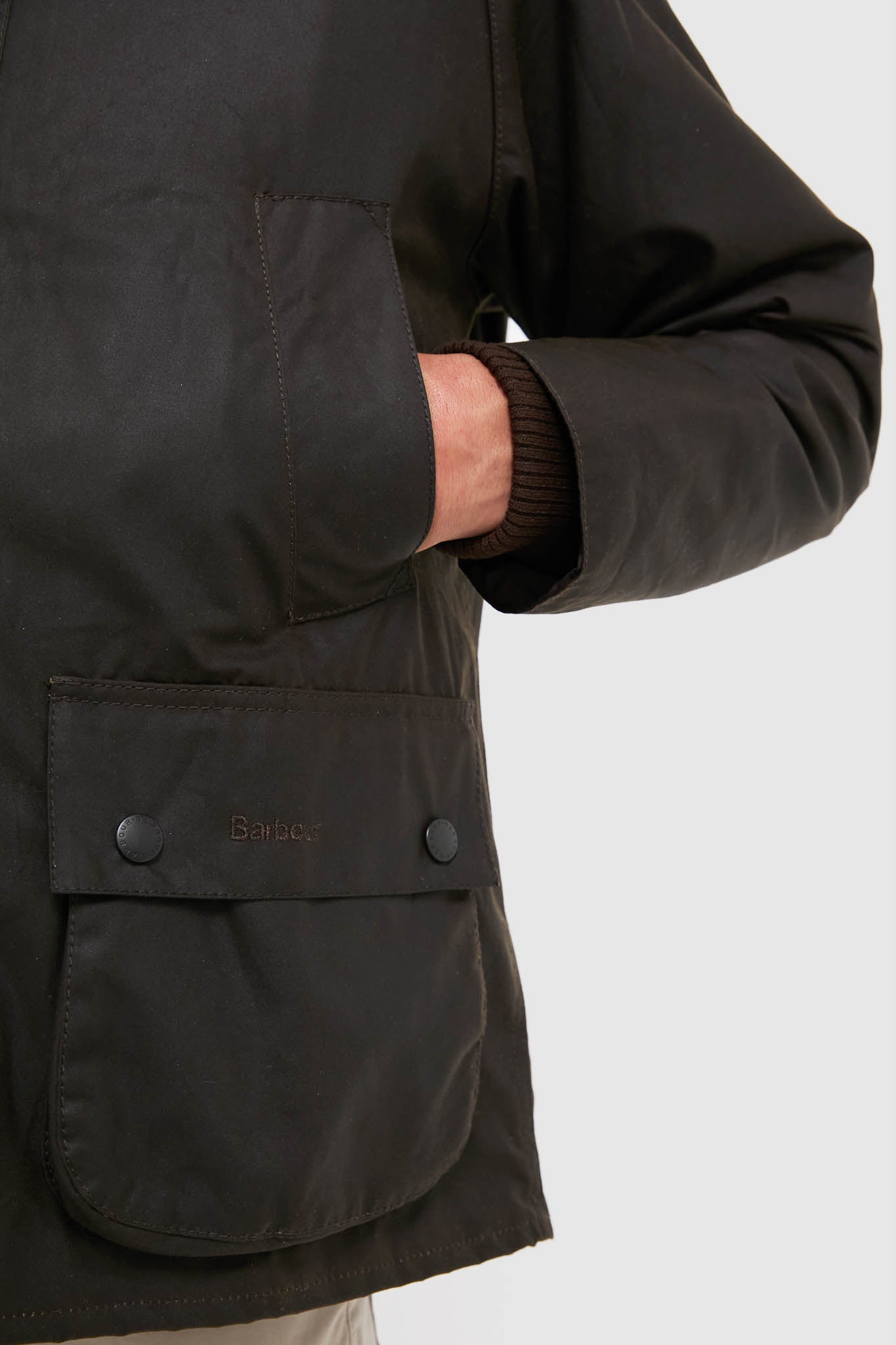 Olive Ashby Wax Jacket | Barbour