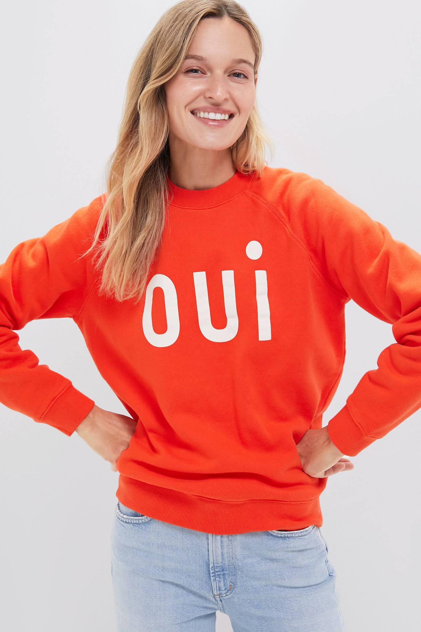 Orange womens sweatshirt best sale