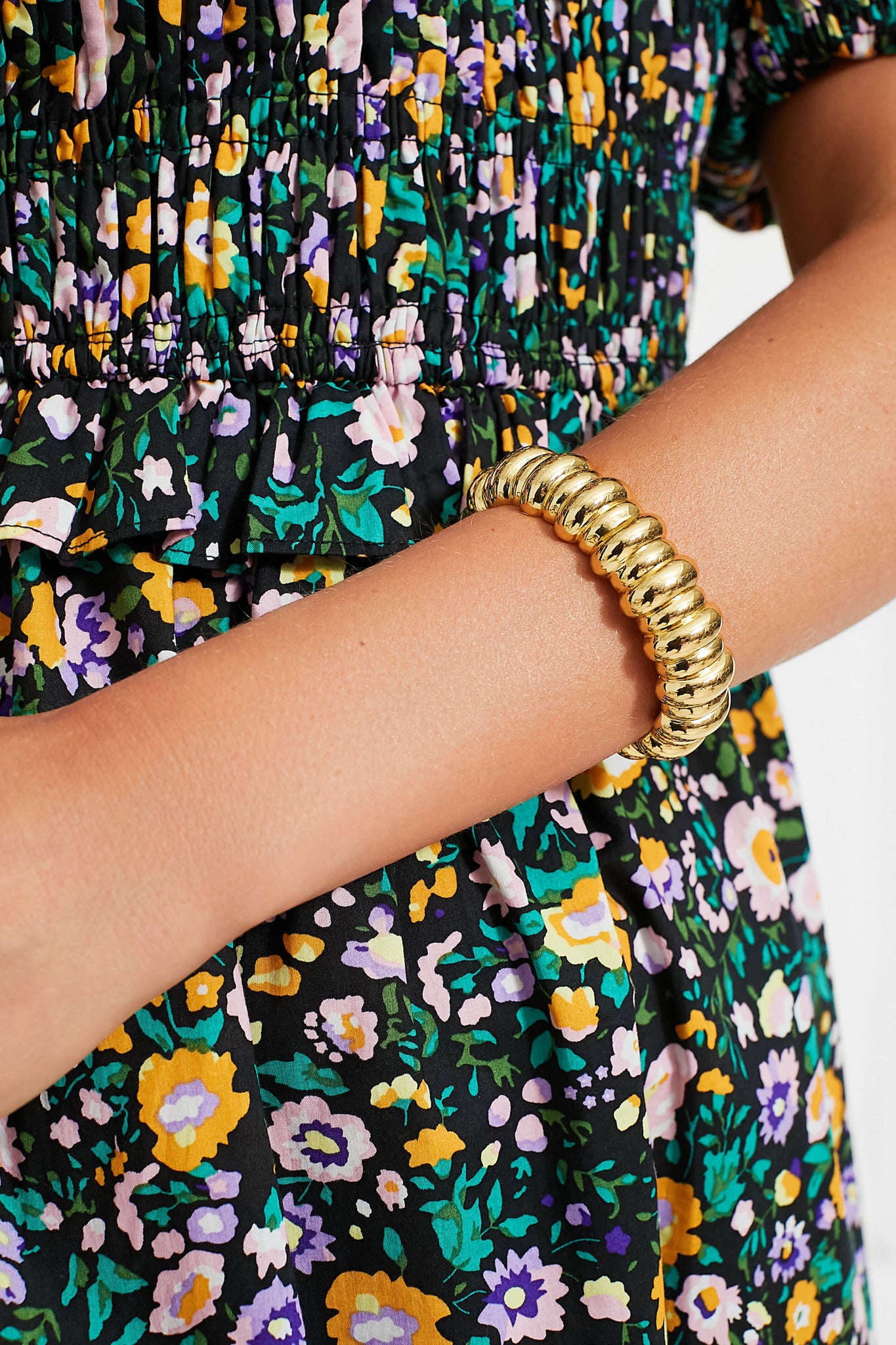 Gold Chunky Cali Bracelet