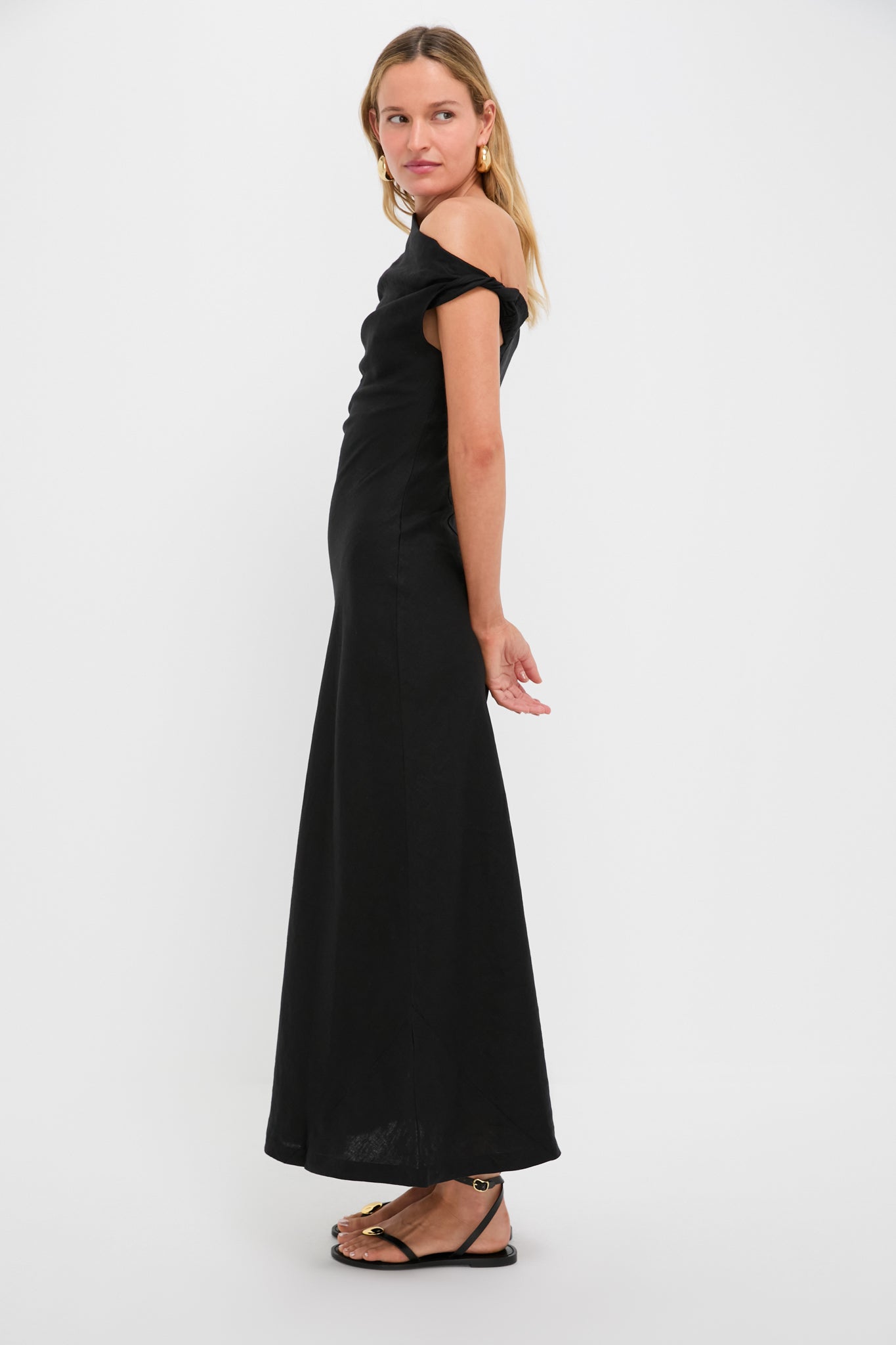 Black Suis Midi Dress