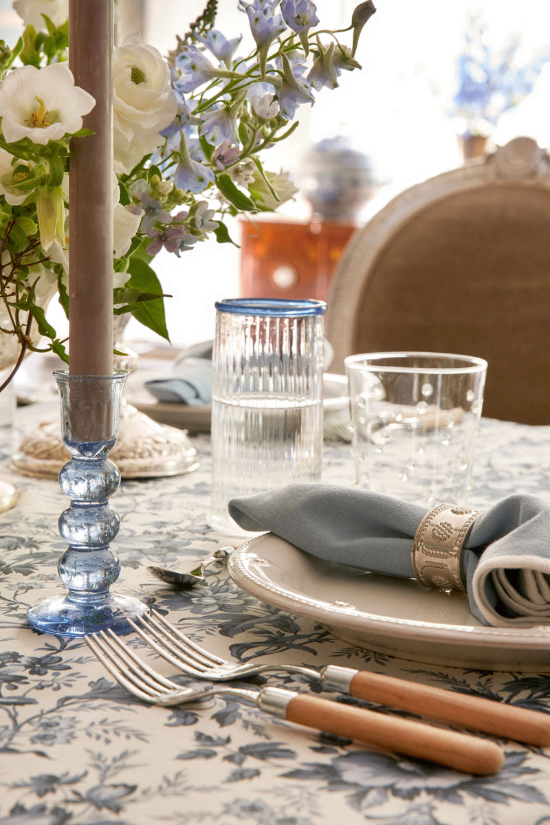 Silver Berry And Thread Metal Napkin Ring