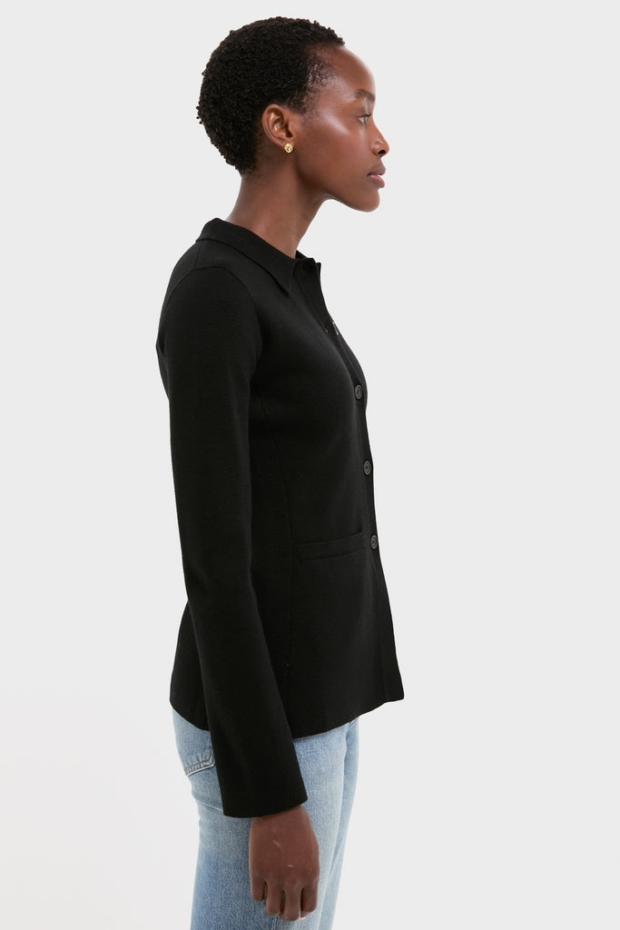 Black Betti Knit Cardi